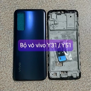 bộ xương vỏ vivo Y31 / Y51 2020 ,kèm phím âm lượng,kính camera