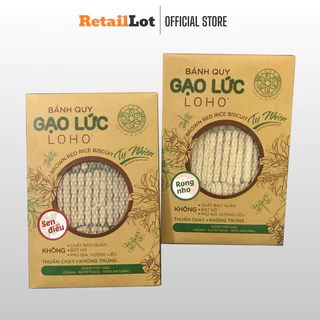 Bánh Quy Gạo Lức Mix Hạt Dinh Dưỡng Loho - 100% Tự Nhiên & Thuần Chay, Dành Cho Người Ăn Kiêng