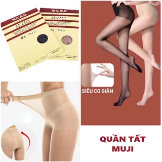 Quần tất da cao cấp Muji siêu dai mềm mịn bền đẹp mỏng nhẹ thật chân