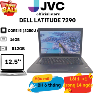 Laptop xách tay DELL LATITUDE 7290 I5-8350U/ 8GB/ SSD256GB/ 12.5HD Pin>3-5h