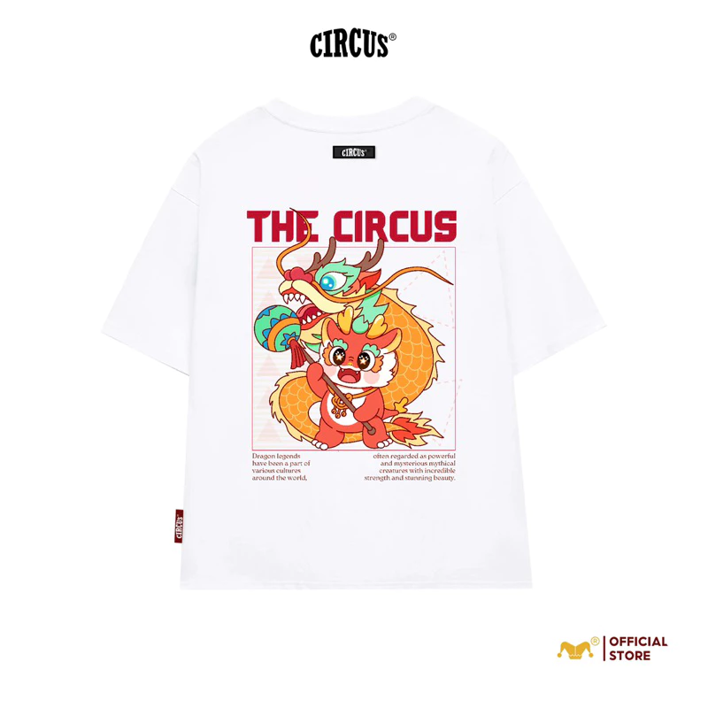 Áo thun unisex oversize local brand 100% cotton - MÃ DRAGON YEAR G15 CIRCUS