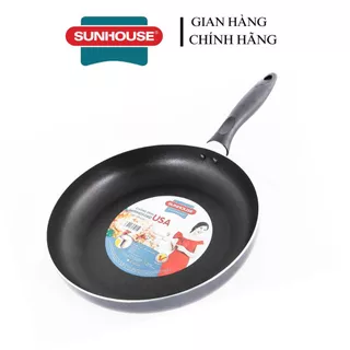 Chảo sần chống dính Sunhouse CS18-CS30 (size 18-30cm),Không dùng được trên bếp từ - Chính hãng, độ dày 2.4mm