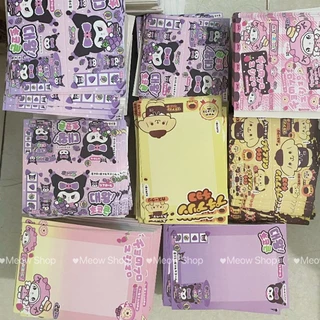 10 CHIẾC BÌA + 10 ĐẦU BÌA GẬP GÓI CARD MẪU SANRIO MEOW SHOP