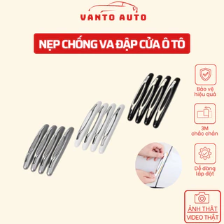 Bộ 4 Nẹp Chống Va Đập Cửa Ô Tô - Nẹp Chống Va Đập, Chống Trầy Xước Cánh Cửa Ô Tô - Nẹp Chống Va Đập Ô Tô