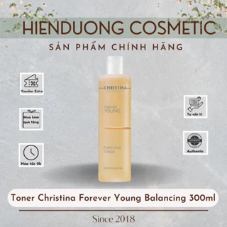 Toner Christina Forever Young Balancing toner 300ml | Nước cân bằng da Christina, cấp ẩm, làm sạch bụi bẩn trên da