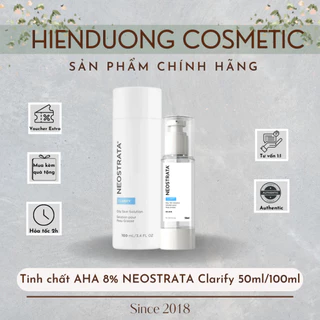 Tẩy Da Chết Hóa Học Neostrata Oily Skin Solution 8 AHA 100ml | Tẩy tế bào chết dịu nhẹ, ngăn ngừa mụn