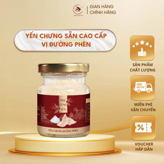 Tố Yến Sào Chưng Sẵn Nguyên Chất Đường phèn - 35% yến tươi - hũ 70ml- Quà Tặng, Quà Biếu Tết - Ngự cung yến