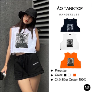 Áo TankTop Cô Gái Wanderlust_ Kèm feedback