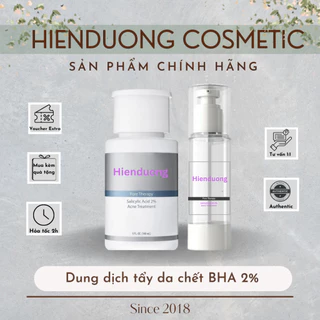 Dung dịch BHA 2% Tẩy da chết, giảm mụn, ngăn dầu thừa 50ml/ fullsize 148ml (hàng xách)