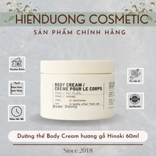 Dưỡng Thể Body Le Labo Cream Hinoki size 60ml | Dưỡng thể body hương gỗ, mềm mượt, mịn da, hương thơm bền lâu