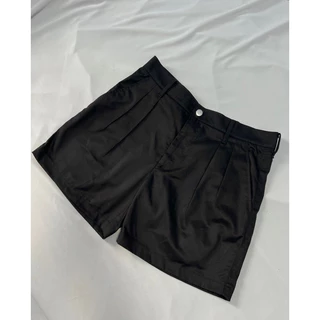 QUẦN SHORT KAKI XẾP LY - NOIR KAKI SHORTS BY MONSIEUR