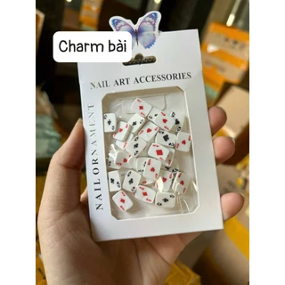 Phụ Kiện Charm Đầu Lân Set Túi Tết Trang Trí Móng