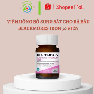 Viên uống bổ sung sắt cho bà bầu orihiro blackmores iron 30 viên