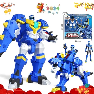 Đồ chơi Lực lượng nhí, Volt Khủng long, MINIFORCE - Biệt đội siêu nhân nhí khủng long biến hình Robot - Lobikids