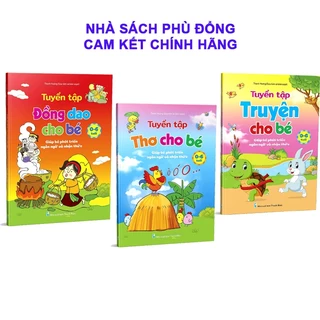 Sách - Tuyển Tập Đồng dao - Thơ - Truyện Cho Bé Tập Nói - Tập Đọc Từ 0-6 tuổi