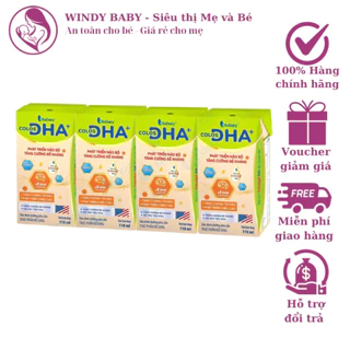 [Có thẻ tích điểm] Sữa bột pha sẵn ColosDHA 110ml/180ml VitaDairy