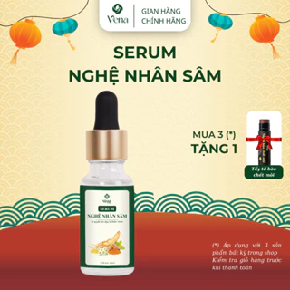 Serum Nghệ Nhân Sâm Vena Giúp Da Căng Bóng Trắng Hồng Và Hỗ Trợ Ngăn Ngừa Lão Hóa 20ml