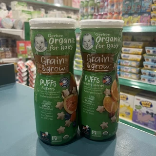 GERBER Puffs Organic Bánh ăn dặm dành cho bé từ 8 tháng 42g