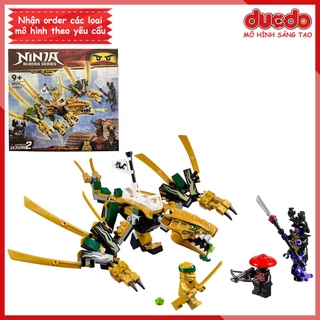 4033 BLA 11160 Lắp ghép Ninjago Rồng Vàng Huyền Thoại - Đồ chơi Xếp hình Ninja The Golden Dragon 70666