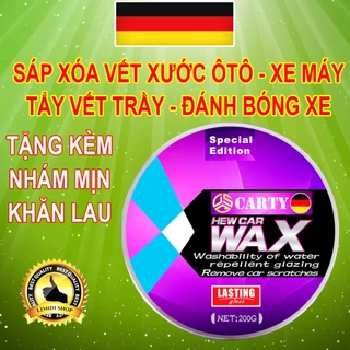 [LIMIDI] Kem Xoá Vết Xước Ô tô - Xoá Xước Xe Máy - Sáp Đánh Bóng Xe, Tẩy Trầy Xe, Phủ Bóng Sơn Chống Nước - 200G