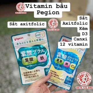 VIÊN UỐNG BẦU BẤU VITAMIN CANXI PIGEON NHẬT BẢN 60 VIÊN