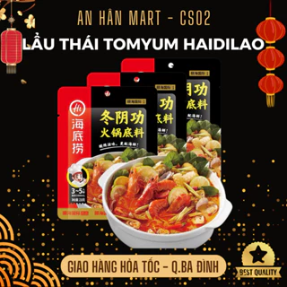 Gia vị lẩu Thái Haidilao, cốt lẩu tomyum chua cay trung quốc chính hãng gói 200g