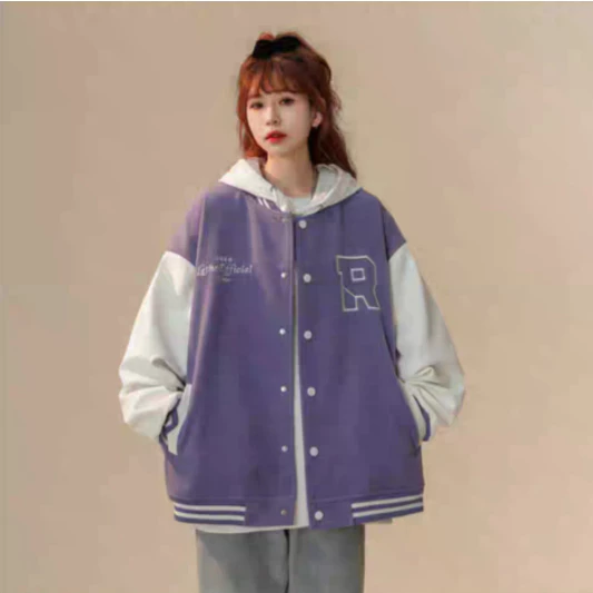 Áo Hoodie Nam Nữ fom rộng  - Áo Nỉ có mũ trùm đầu 2 lớp có cúc bấm nam nữ