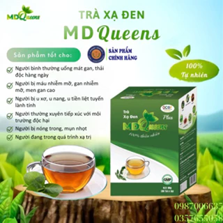 Trà xạ đen MD Queens Hộp 30 gói 100% thảo dược thiên nhiên giúp ổn định huyết áp, hạ mỡ máu, men gan, thanh lọc cơ thể