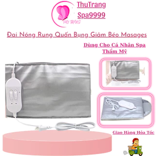 Đai Nóng Rung Massage | Đai Quấn Nóng Giảm Béo Bụng Thon Gọn.