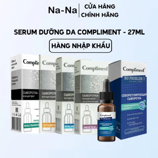 [Nhập khẩu chính hãng]Serum BHA, HA, Vitamin C Compliment 27 ml giúp giảm mụn, phục hồi, sáng da
