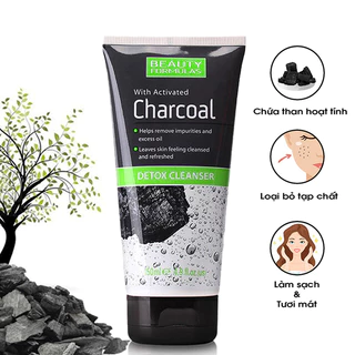Sữa rửa mặt than hoạt tính tẩy độc tố Detox Cleanser with Activated Charcoal - 150ml