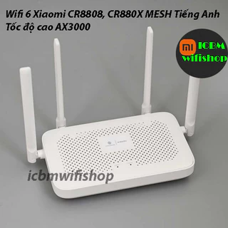 MESH wifi CR8808, CR880x AX3000 ngôn ngữ tiếng Anh