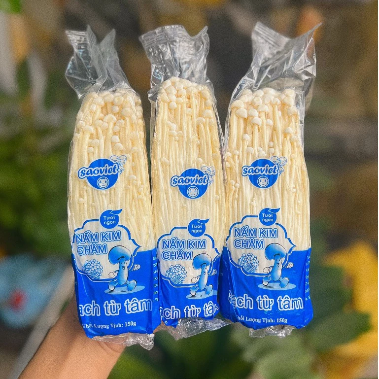 Nấm kim châm tươi Sao Việt 150g