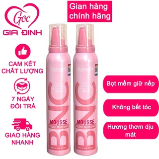 Gôm bọt mềm tạo kiểu tóc nam nữ gel bọt giữ nếp tóc gel bóp xoăn tạo kiểu hippie xoăn xù mì xoăn lơi Karseell