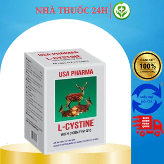 L-Cystine - Dưỡng Da, Đẹp Da, Nám Tàn Nhang, Chống Lão Hoá, Rụng Tóc (Hộp 60 Viên) [Chính Hãng]