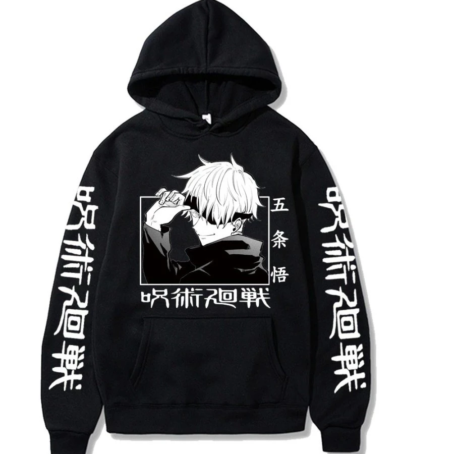 Áo Hoodie in hình Jujutsu Kaisen Anime Gojo Satoru độc đẹp giá siêu rẻ
