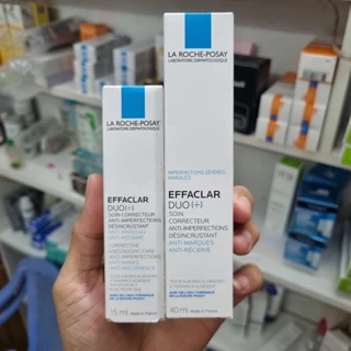 Kem dưỡng giảm mụn La Roche-Posay Effaclar Duo+ 15ml - 40ml giúp ngăn ngừa vết thâm và ngăn mụn tái phát