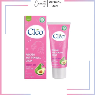 Kem Bơ Tẩy Lông Phù hợp với Da Nhạy Cảm Avocado Hair Removal Cream Sensitive Skin Cléo Canavy Cosmetics