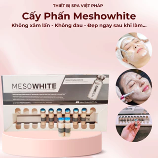 Cấy Phấn Trắng Sáng Meshowhite Hàn Quốc-Hộp 10 lọ