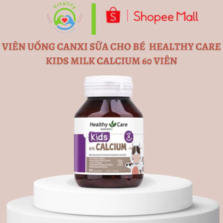 Viên uống canxi sữa cho bé orihiro healthy care kids milk calcium 60 viên