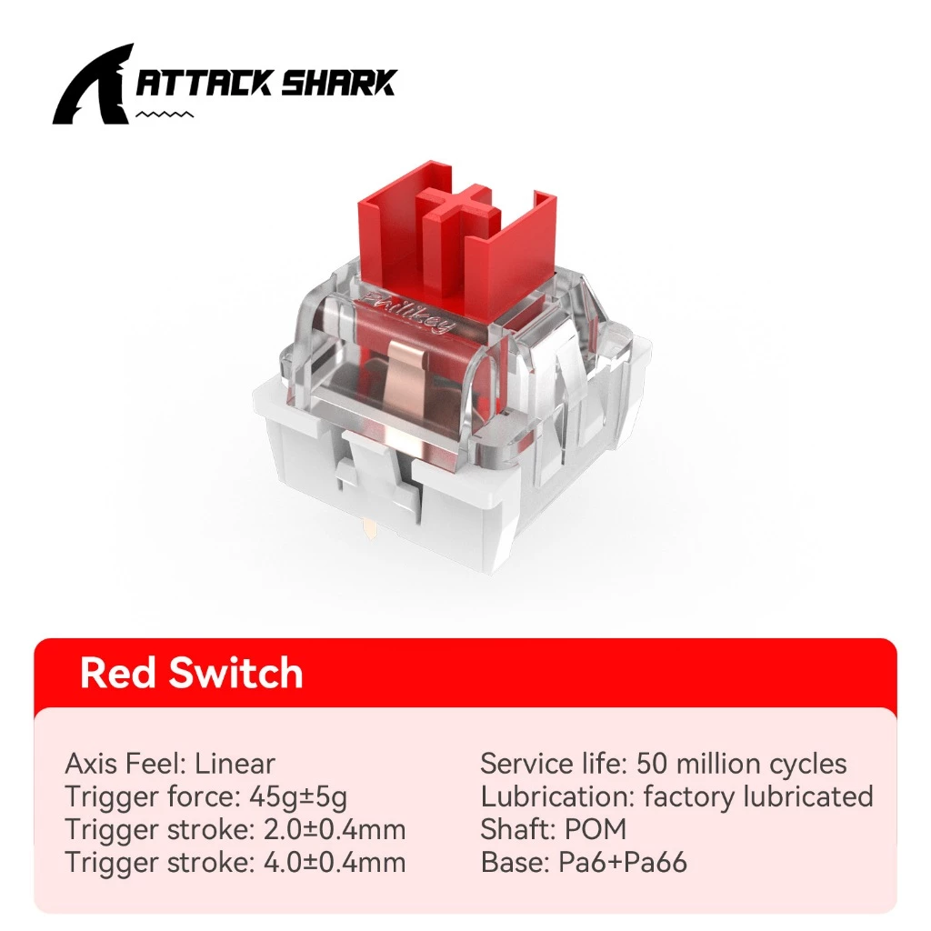 Combo 50 Trục switch bàn phím cơ 3 Pin  - Trục cơ bàn phím ( Red , Yellow , White )