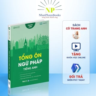 Sách Tổng ôn ngữ pháp Tiếng anh cô Trang Anh bản mới nhất Moonbook