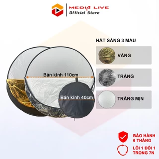 Tấm HẮT SÁNG, phản quang 5 trong 1, livestream, studio, chụp ảnh và quay video chuyên nghiệp