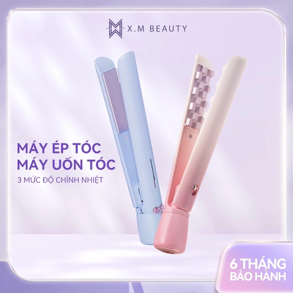 Máy duỗi tóc mini，Máy bấm xù dập phồng chân vuông，Máy Uốn Tóc Dập Xù，Máy bấm phồng chân tóc mini
