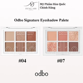 Bảng phấn mắt 6 ô Odbo Signature Eyeshadow Palete