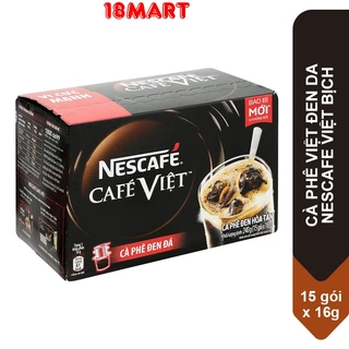 Cà phê Việt đen đá - Nescafe Việt bịch 15 gói x 16g