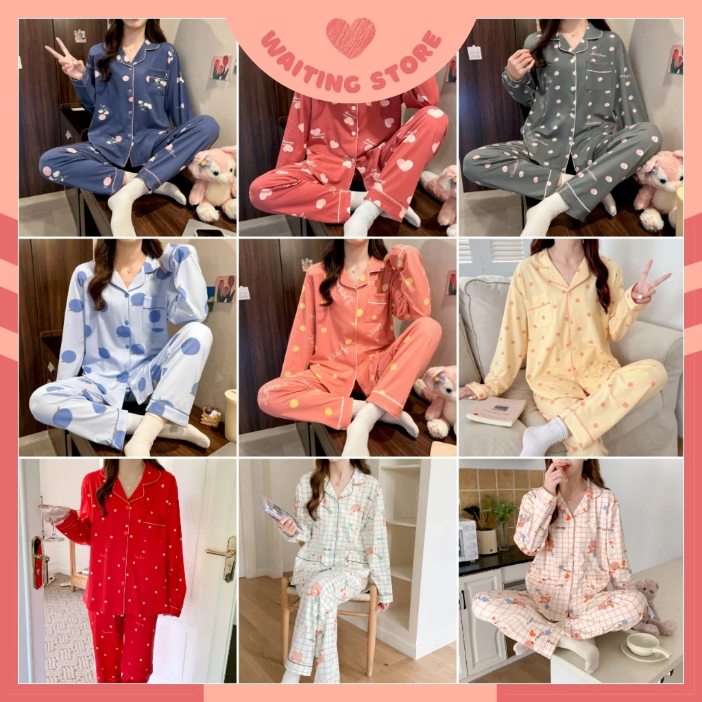 Pijama - Bộ Ngủ Nữ Dài Tay Thu Đông Chất Dày Mềm Mịn DDCP01