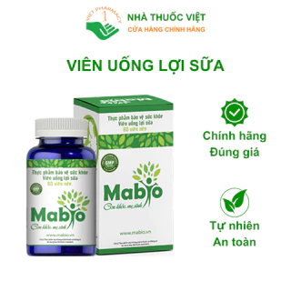 Mabio Lợi Sữa Dành Cho Các Mẹ Sau Sinh Bị Mất Sữa Ít Sữa Nhà Thuốc Việt