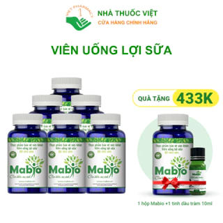 Mabio Lợi Sữa Dành Cho Các Mẹ Sau Sinh Bị Mất Sữa Ít Sữa Combo 6 Hộp Lợi Sữa Mabio Nhà Thuốc Việt