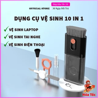 Bộ dụng cụ vệ sinh laptop máy tính bàn phím tai nghe đa năng 29deta 10 in 1 bộ vệ sinh thiết kế siêu nhỏ gọn